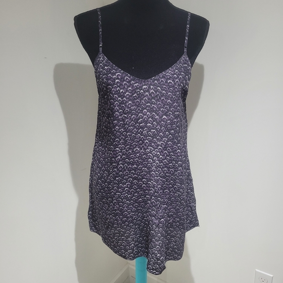 Wilfred Dresses & Skirts - Wilfred Women's Silk Minou Patterned Slip Dress Medium Purple Girlhoodcore Y2K